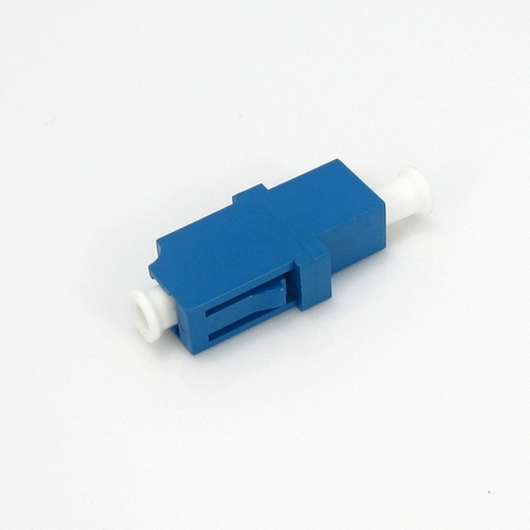 LC SM SIMPLEX Adapter Flangeless Blue